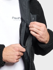 Abrigo de borreguito con cremallera completa y detalle de oso de Penfield - Imagen 6 de 8