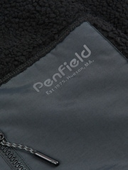 Abrigo de borreguito con cremallera completa y detalle de oso de Penfield - Imagen 8 de 8
