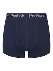 Penfield Blue Script Print Boxers 3 Pack - Image 2 of 5
