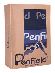 Penfield Blue Script Print Boxers 3 Pack - Image 5 of 5