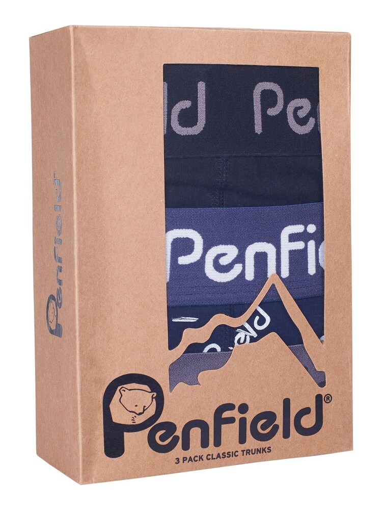 Penfield Blue Script Print Boxers 3 Pack - Image 5 of 5