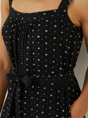 FatFace Black Geo Print Annie Playsuit - Image 4 of 5