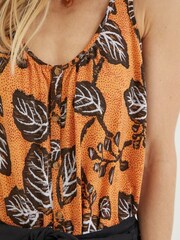 FatFace Yellow Flora Vine Floral Vest - Image 4 of 5