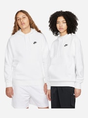 Alb - Hanorac fără fermoar Nike Club  - Image 13 of 20
