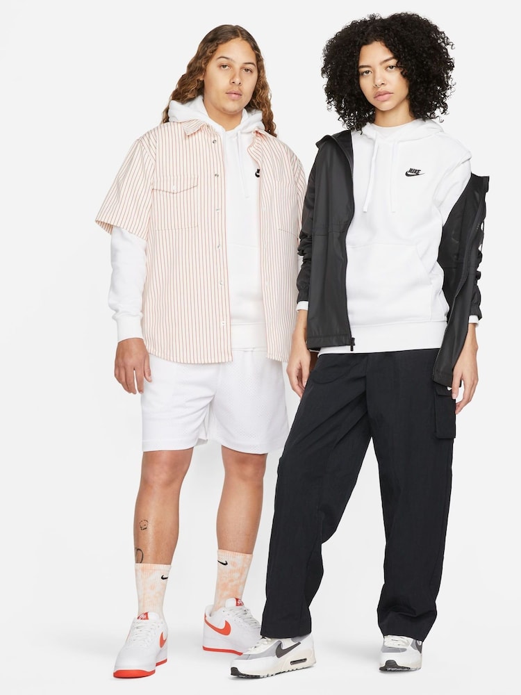 Beyaz - Nike Club Kazak Kapüşonlu Üst - Image 16 of 20