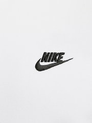Alb - Hanorac fără fermoar Nike Club  - Image 20 of 20