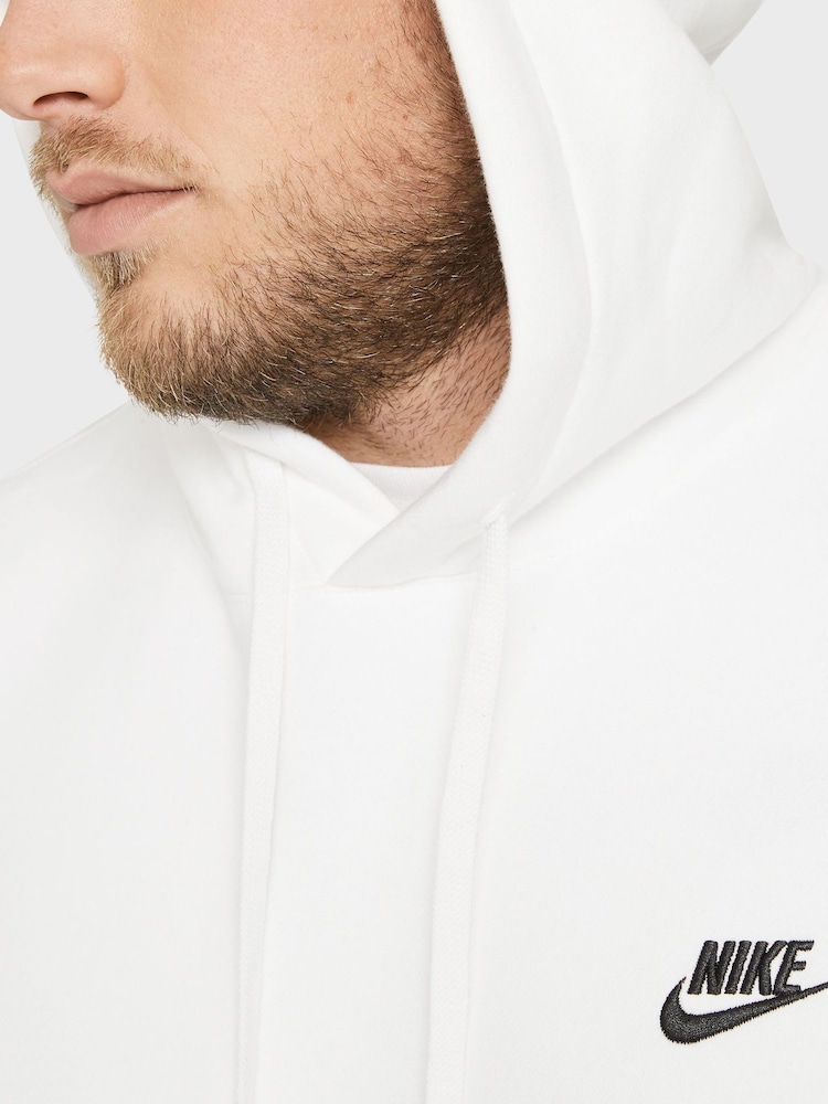 Beyaz - Nike Club Kazak Kapüşonlu Üst - Image 7 of 20