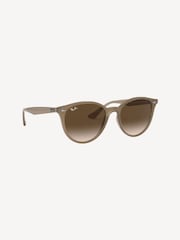 Beige/Braune Gläser - Ray-Ban RB4305 Runde Sonnenbrille - Bild 1 von 13