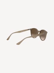 Beige/Braune Gläser - Ray-Ban RB4305 Runde Sonnenbrille - Bild 4 von 13