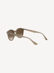 Beige/Braune Gläser - Ray-Ban RB4305 Runde Sonnenbrille - Bild 8 von 13