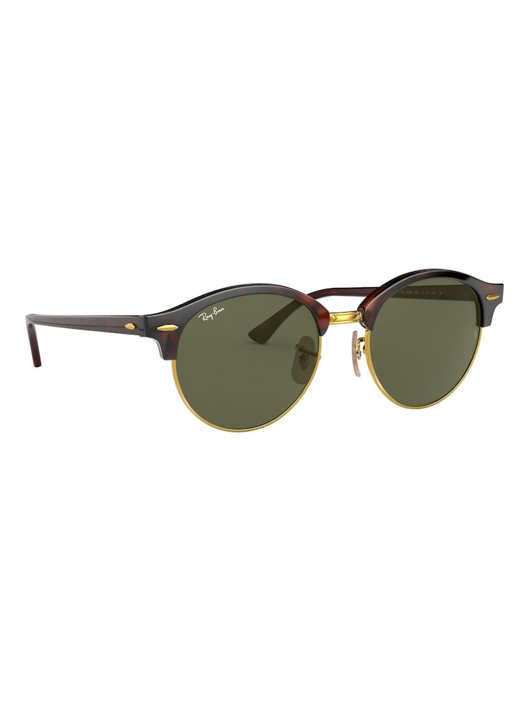 Ray-ban Clubround Sonnenbrille, Braun - Bild 1 von 12