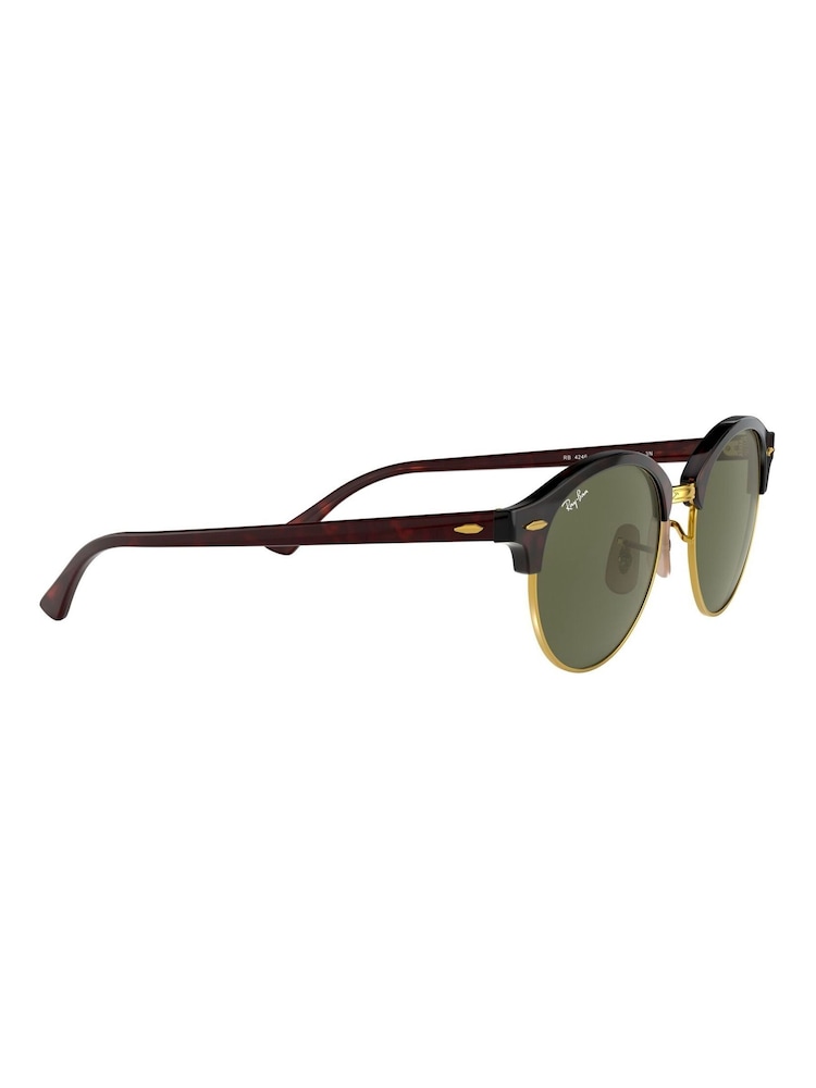 Ray-ban Clubround Sonnenbrille, Braun - Bild 12 von 12