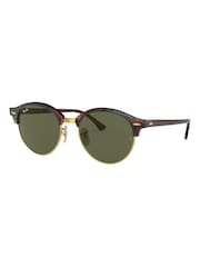 Ray-ban Clubround Sonnenbrille, Braun - Bild 3 von 12