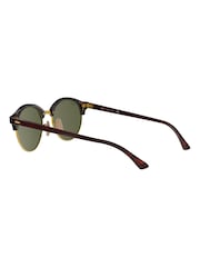 Ray-ban Clubround Sonnenbrille, Braun - Bild 7 von 12