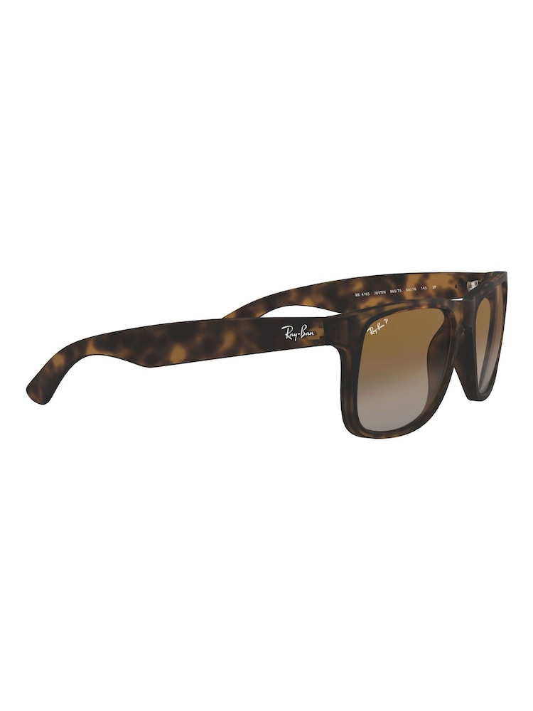 Schildpatt, Braun - Ray-Ban® Justin Sonnenbrille mit polarisierten Gläsern - Bild 12 von 12 Schildpatt, Braun - Ray-Ban® Justin Sonnenbrille mit polarisierten Gläsern - Bild 12 von 12
