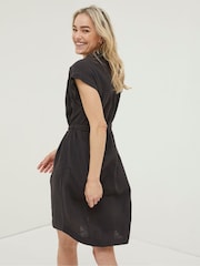 FatFace Black Finley Shirt Dress - Image 2 of 5