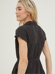 FatFace Black Finley Shirt Dress - Image 3 of 5