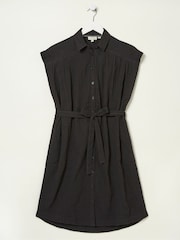 FatFace Black Finley Shirt Dress - Image 5 of 5