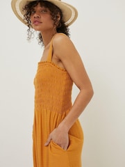 FatFace Yellow Danielle Maxi Dress - Image 7 of 8