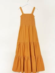 FatFace Yellow Danielle Maxi Dress - Image 8 of 8