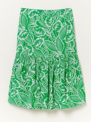 FatFace Green Remy Tropical Leaf Skirt - Image 4 of 4