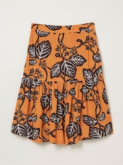 FatFace Yellow Remy Vine Floral Skirt - Image 6 of 6