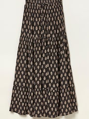 FatFace Black Woodblock Jayla Maxi Skirt - Image 7 of 7