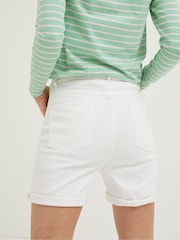 FatFace White Darley Denim Shorts - Image 2 of 5