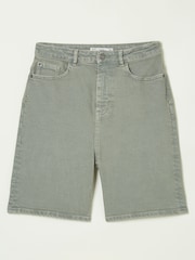 FatFace Green Darley Denim Shorts - Image 5 of 5