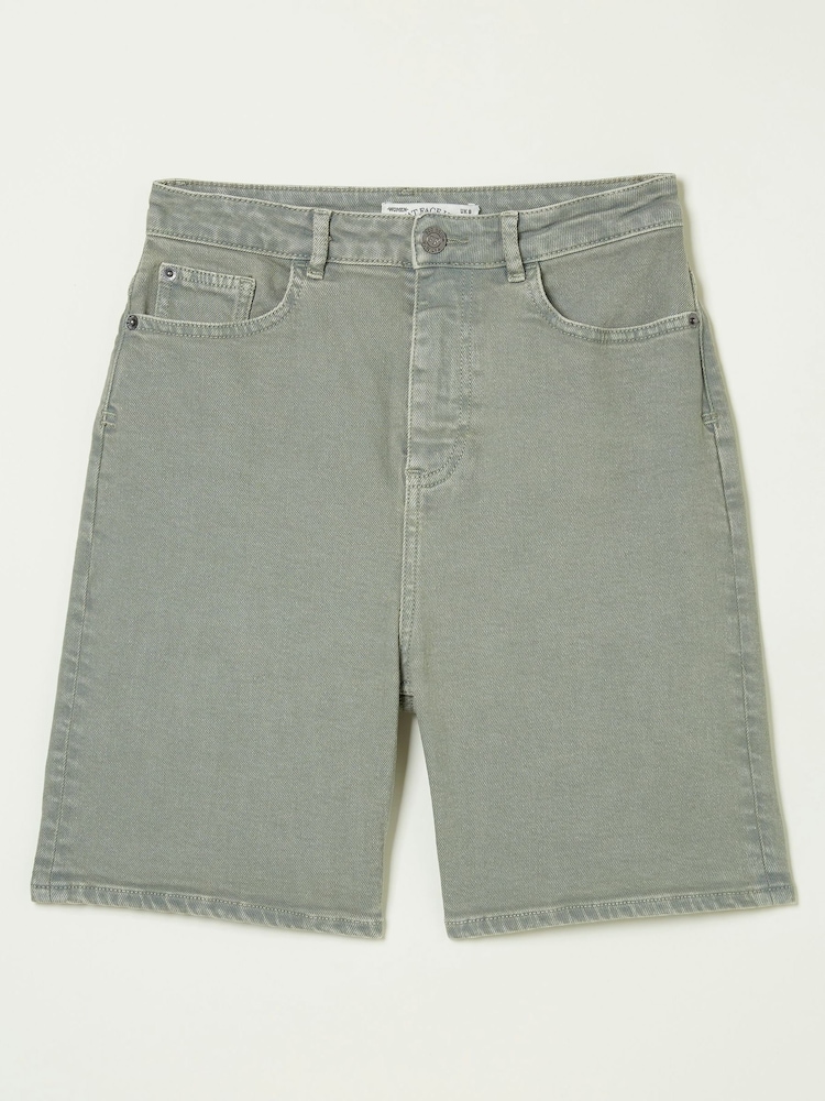 FatFace Green Darley Denim Shorts - Image 5 of 5 FatFace Green Darley Denim Shorts - Image 5 of 5