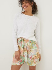 FatFace White Isobella Jumper - Image 1 of 5
