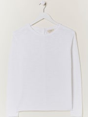 FatFace White Isobella Jumper - Image 5 of 5