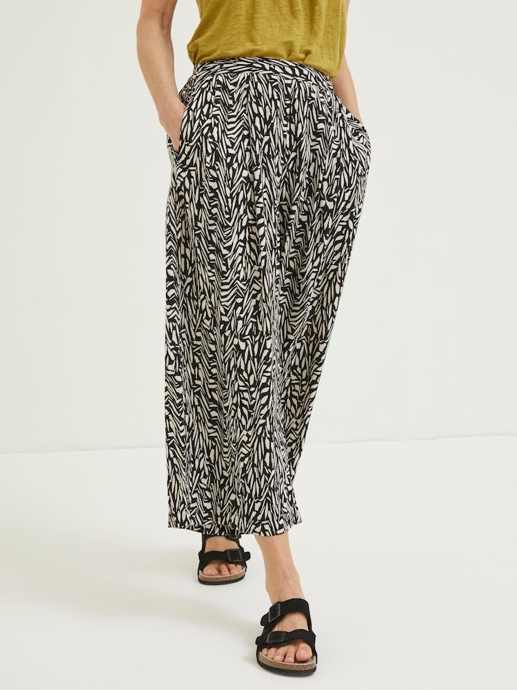 FatFace Black Shirwell Paint Stroke Trousers - Image 1 of 3