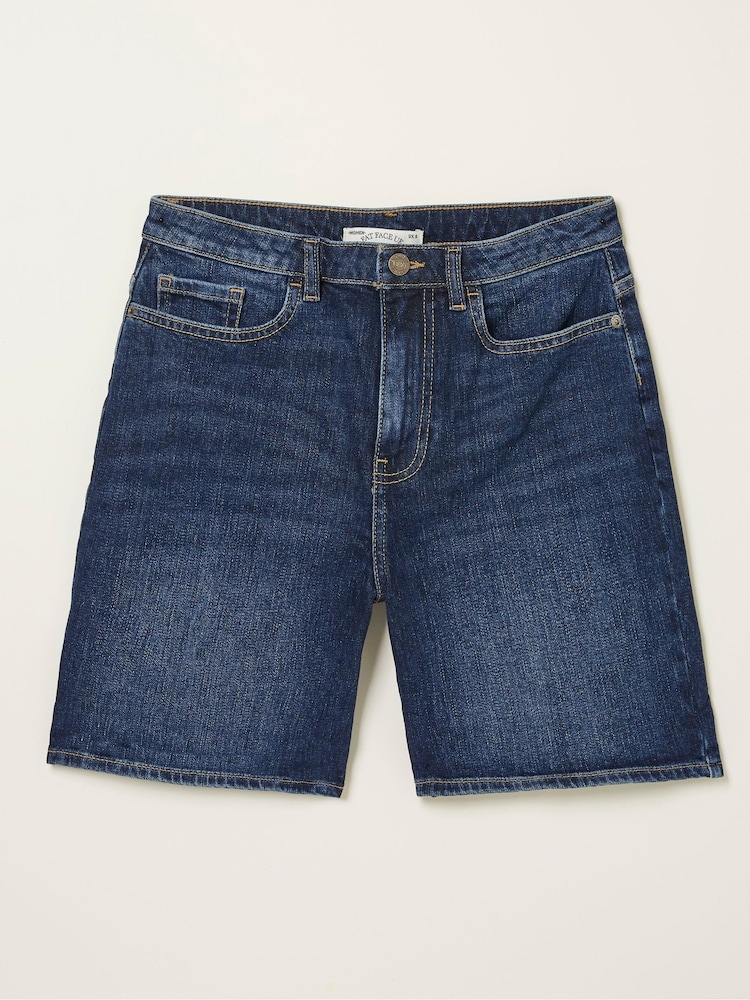 FatFace Blue Darley Denim Shorts - Image 5 of 5
