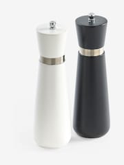 Black/White Filled Salt And Pepper Grinders - Image 4 of 4