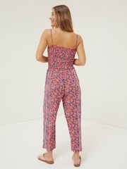 FatFace Red Natalie Meadow Jumpsuit - Image 2 of 4