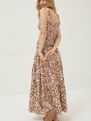 FatFace Brown Floral Marina Maxi Skirt - Image 2 of 5