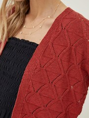 Fatface Anna Strickjacke mit Lochmuster - Bild 4 von 5