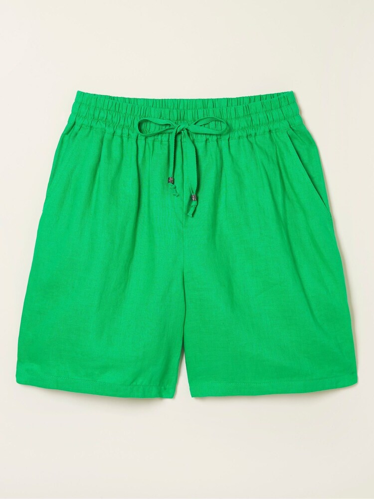 FatFace Green Tenby Linen Shorts - Image 4 of 4 FatFace Green Tenby Linen Shorts - Image 4 of 4