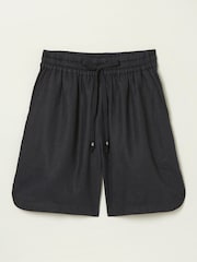 FatFace Black Tenby Linen Shorts - Image 5 of 5
