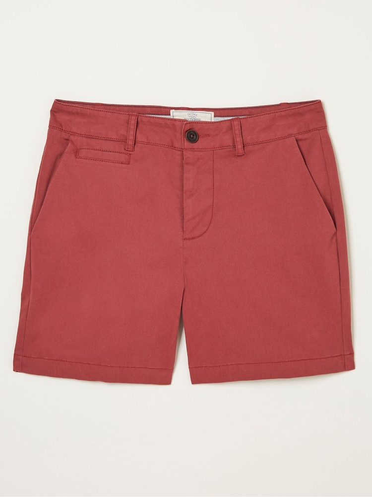 FatFace Red Padstow Chino Shorts - Image 5 of 5 FatFace Red Padstow Chino Shorts - Image 5 of 5