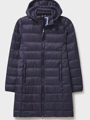 Crew Clothing Company Blue Lightweight Padded Coat - Image 1 of 4