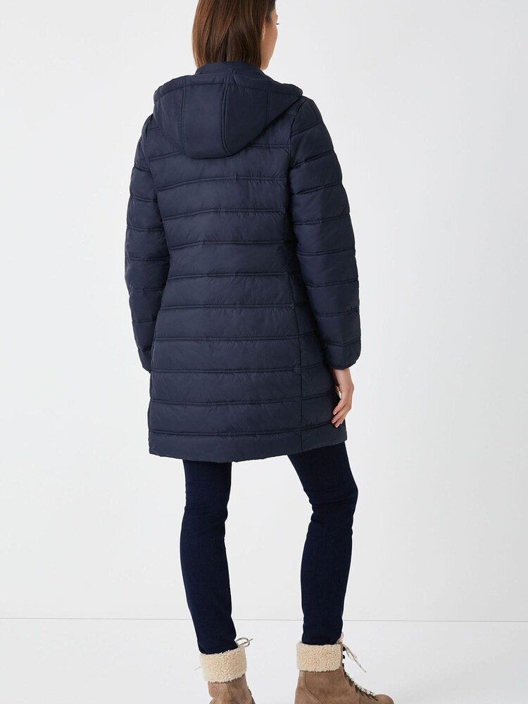Crew Clothing Company Blue Lightweight Padded Coat - Image 2 of 4