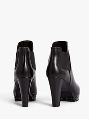 AllSaints Black Sarris Leather Boots - Image 4 of 5