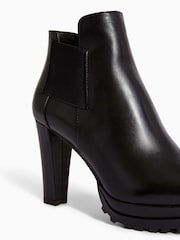 AllSaints Black Sarris Leather Boots - Image 5 of 5