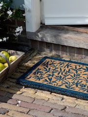 Laura Ashley Blue Cleavers Doormat - Image 1 of 2