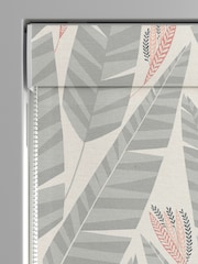 MissPrint Grey 100% Cotton Jungle Made to Measure Roman Blind - Image 3 of 6