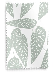 MissPrint Grey 100% Cotton Tropics Made to Measure Roman Blind - Image 6 of 6