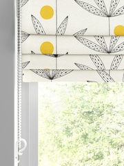 MissPrint Cream 100% Cotton Palm Tree Made to Measure Roman Blind - Image 2 of 6