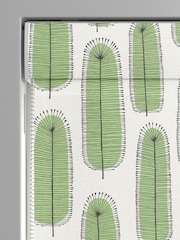MissPrint Green 100% Cotton Bloom Blossom Made to Measure Roman Blind - Image 3 of 6